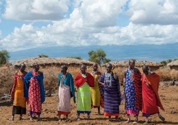 Masai village in Amboseli Parc, avril 2019